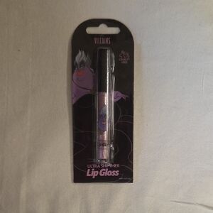 Disney Ursula Villains Shimmer Lip Gloss in Black and Purple Cruelty Free